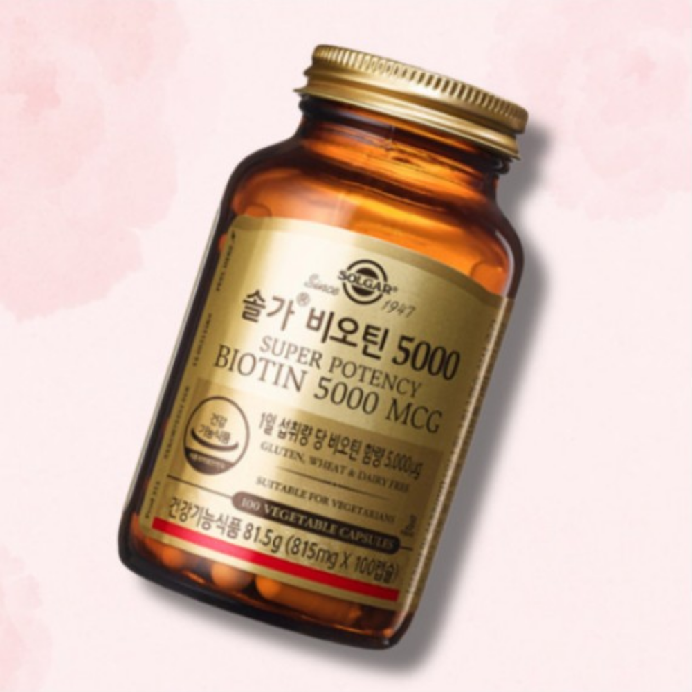 여성 남성 <b>비오틴 5000 MCG</b> 3개월분