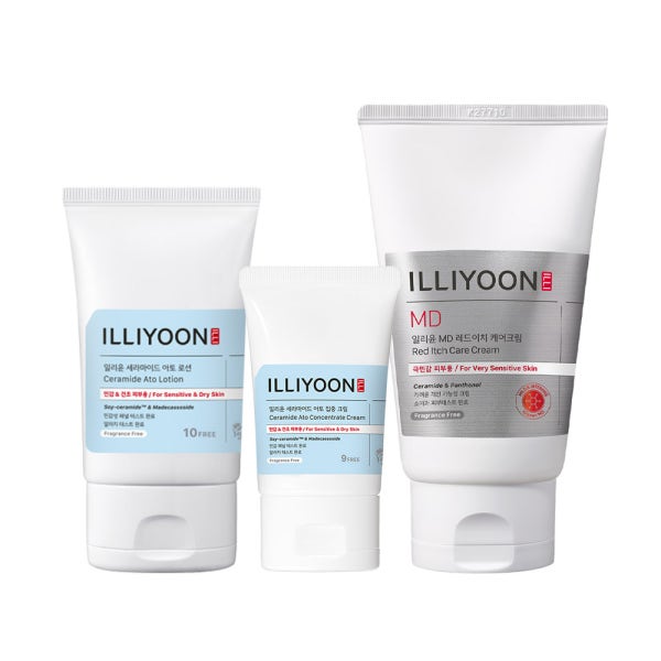 아모레퍼시픽몰 헤어바디 일리윤 세라마이드 아토 바디로션 레드이치 3종 체험키트 128ml+50ml+30ml