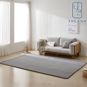 더안전기매트 캠핑 전기장판 탄소매트 멜란지그레이 200x300