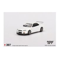 미니지티(397) 1:64 닛산 스카이라인 GTR (R34) V-Spec N1 화이트