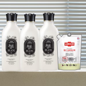 [본사배송] 르샤트라 오드퍼퓸 섬유유연제 1LX3개 블랑+랩신 섬유항균제 센서티브 700ML