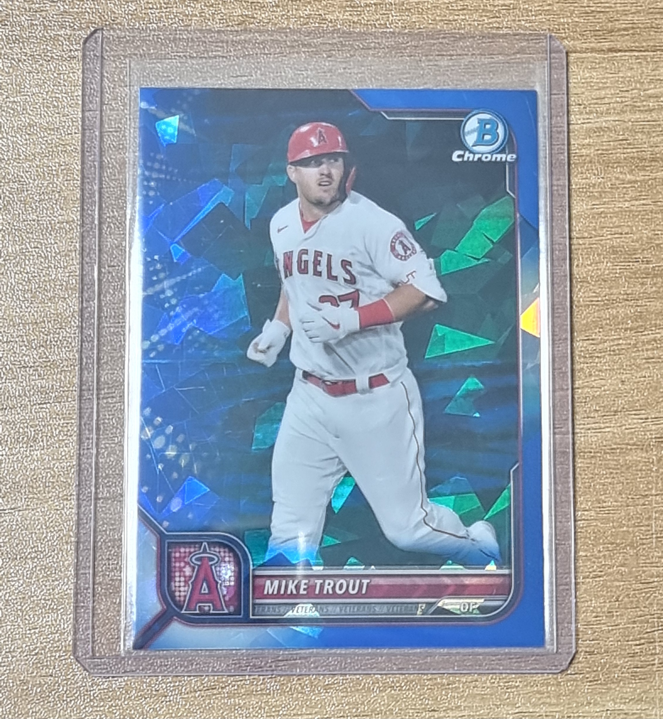 2022 Bowman Chrome Sapphire 마이크 트라웃 No-13 MLB 야구 카드