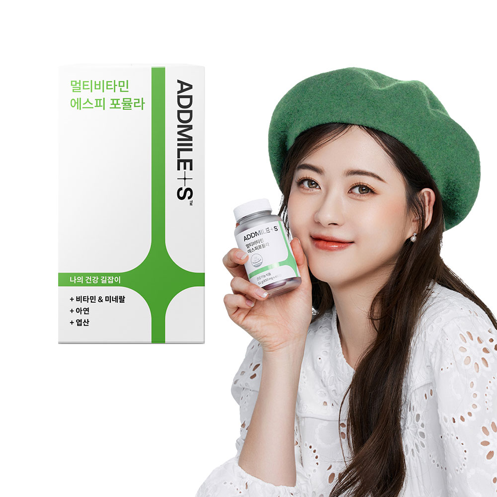 <b>애드마일스</b> 멀티<b>비타민</b> 미네랄 SP포뮬라 850mg 60정, 1개