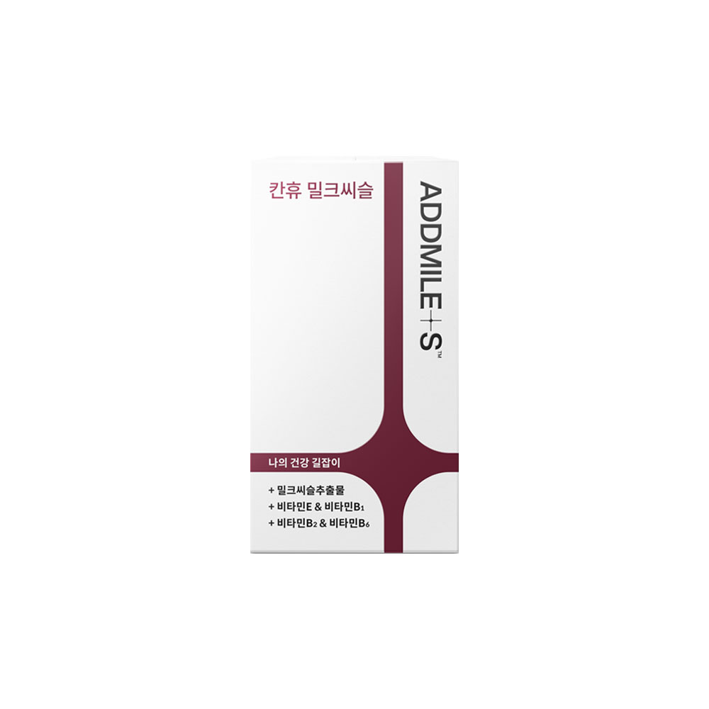 [임박특가] <b>애드마일스</b> 칸휴 밀크씨슬 <b>실리마린</b> 900mg 60정, 1개