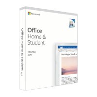 마이크로소프트 Office 2019 Home & Student PKC 가정용 정품 패키지(엑셀/워드/파워포인트)