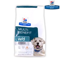 힐스 독 강아지 w/d wd 3.85kg ufeffmulti benefit 당뇨 비만 처방 사료