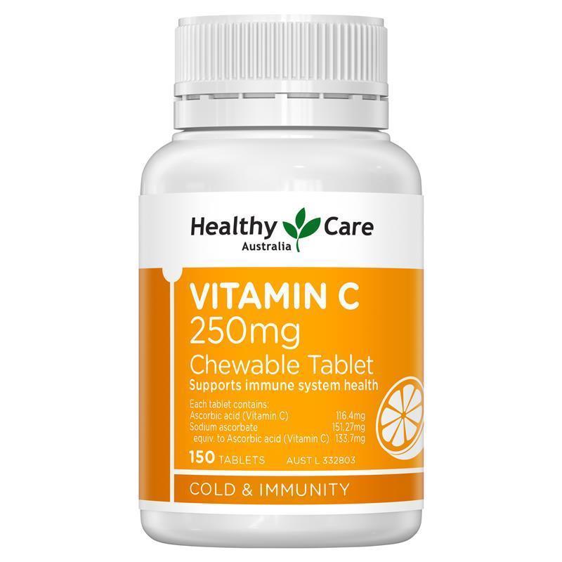 <b>헬씨케어 비타민C</b> 250mg 츄어블 150정