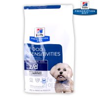 힐스 독 강아지 z/d zd 1.5kg 스몰바이트 Food Sensitivities 식이알러지 피부 처방 사료