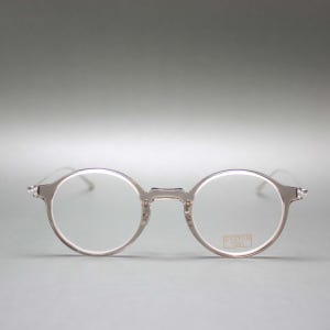 아이반7285 ﻿EV-419 c346800 반투명 그레이/실버 고도근시 콤비 뿔테안경