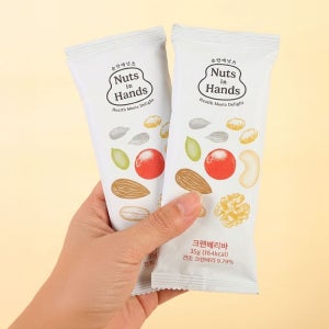 손안에넛츠 빅사이즈 에너지바 견과류바 크랜베리맛 외 4종 낱개