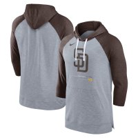 나이키 샌디에이고 파드레스 레글란 칠부 후디티셔츠 김하성/ Nike San Diego Padres Raglan 3/4 Hoodie