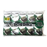 [농협하나로마트] 하나가득광천파래 도시락김 80g (20봉)