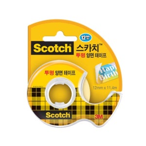 3M 스카치 투명 양면테이프 디스펜서 137 (12mmX11.4m) 1개