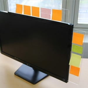 아크릴 컴퓨터 모니터 메모보드 300(검정)