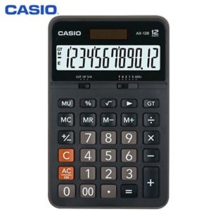 CASIO/ 카시오 계산기 AX-12B 12자리 액정표시 (정식수입제품)