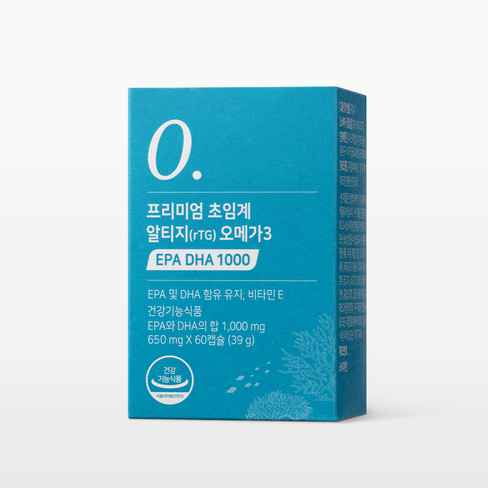 뉴트리모어 초임계 알티지 rTG 오메가3 EPA <b>DHA</b> 1000 임신준비 성인남녀 식물성캡슐