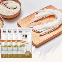 국내산쌀95% 글루텐프리 소면 쌀국수면 500g(2-3인분) X 4개