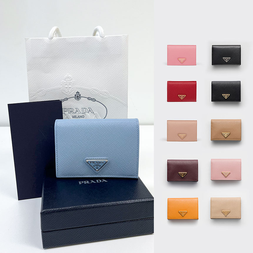 프라다 사피아노 레더 반지갑 (2025 모델)