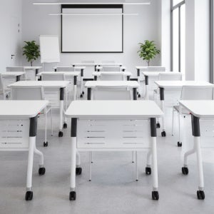 모벨러 세미나 테이블 접이식 1인 책상 이동식 학원 학교 강의실 교육 회의실 연수용 수강용