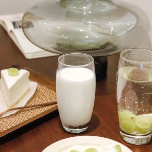 베버리지 텀블러잔 410ml 유리컵 에이드잔 칵테일잔 홈카페