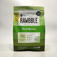 빅스비 RAWBBLE 러블 강아지 LID 사료 돼지 포크 저혈당 탄수화물 1.8 kg