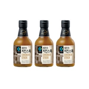 청정원 쉐프의 치킨스톡 340g (3개)