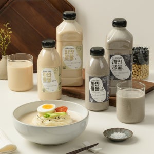 정담두부집 서리태 까만 콩물 백태 하얀 국산 콩물 콩국수 콩국수 콩국 두유 콩국 다이어트