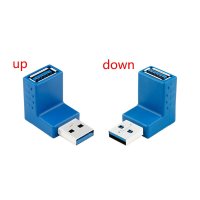 핫 USB 왼쪽 각도 90 도 회전 어댑터 USB3.0 팔꿈치 플매트 카펫 러그