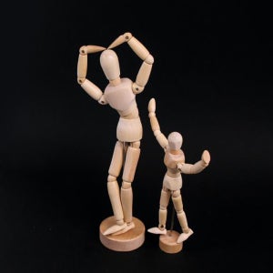 미술 원목 나무 구체관절 데생 드로잉 미술용품 목각 우드 사람 마네킹 인체 모형 장식품