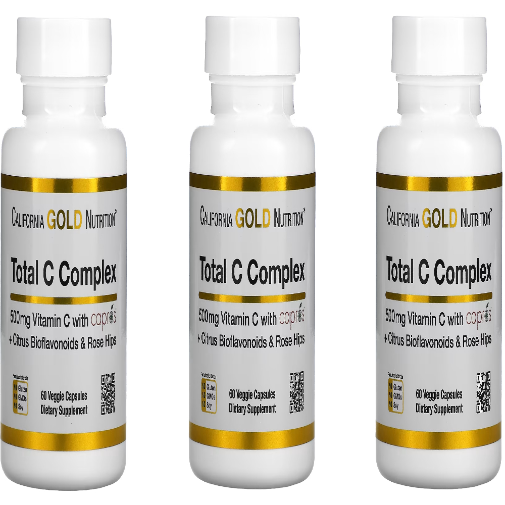 2+1캘리포니아골드 <b>토탈C컴플렉스 500mg</b> 60정
