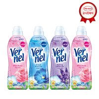 버넬 고농축 섬유유연제 900ml x4개