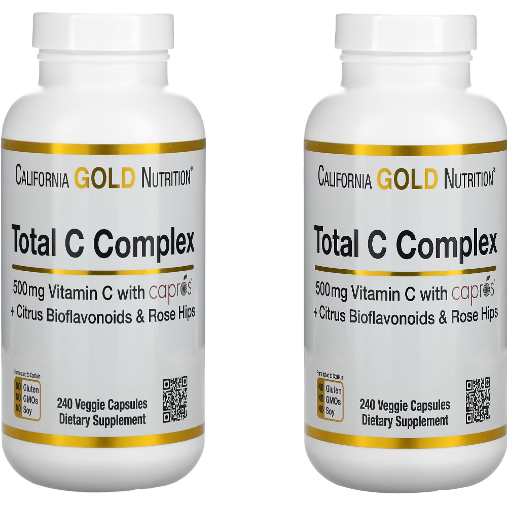 1+1캘리포니아골드 <b>토탈C 컴플렉스 500mg</b> 240정