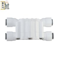 역삼투압-물도사 오토셧오프밸브 1/4인치6.35mm 4-WAY SHUTTOFF VALVE