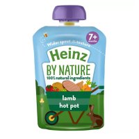 Heinz By Nature 하인즈 바이 네이처 아기 이유식 파우치 양고기 핫팟 7개월 이상 130g 6팩