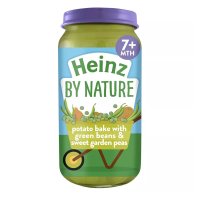 Heinz By Nature 하인즈 바이 네이처 아기 이유식 포테이토 베이크 그린빈 완두콩 7개월 이상 200g 4팩