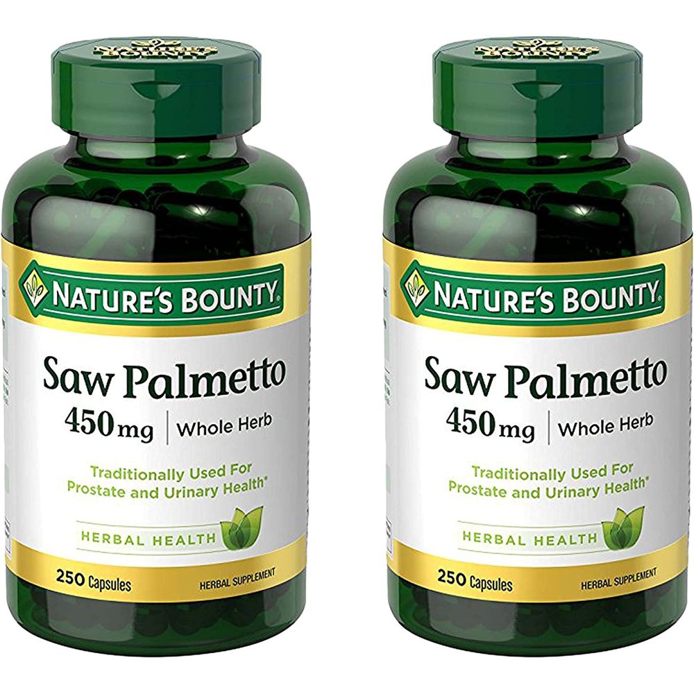 네추럴바운티 <b>쏘팔메토</b> <b>Nature’s Bounty</b> 450 mg 250캡슐 2팩
