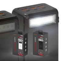 100W 노트북 맥북 여행용 차박용 캠핑용 대용량 보조배터리 60000 mAh 무선 고속 맥스틸 GM-PW6016 총 160W