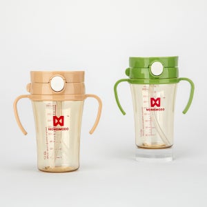 1+1 맘스모도 이지 빨대컵 PPSU 원터치 오리지날 역류방지 어린이집 물통250ml