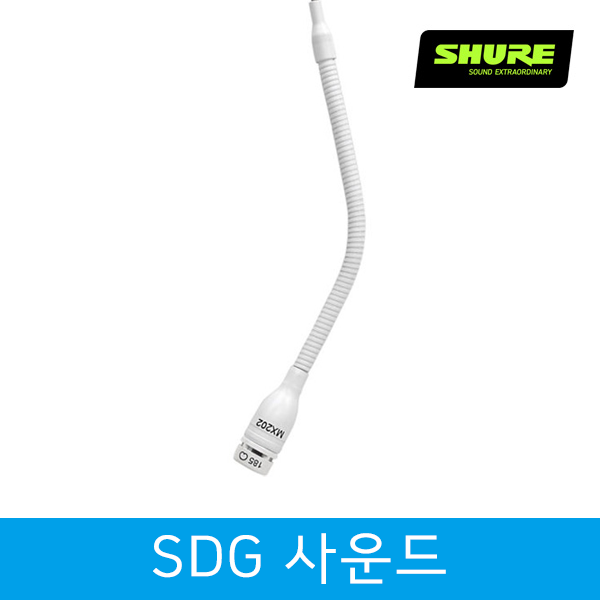 Shure 슈어마이크 SHURE MX202W 행잉마이크 성가대마이크