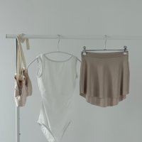 차르르 실키 풀온 스커트/발레스커트/성인발레복/pull on skirt