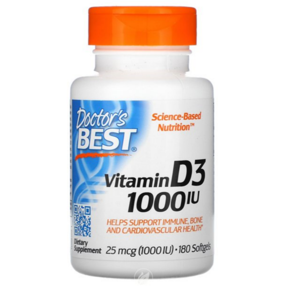 닥터스베스트 <b>비타민 D3</b> 1000IU 25mcg 180소프트젤