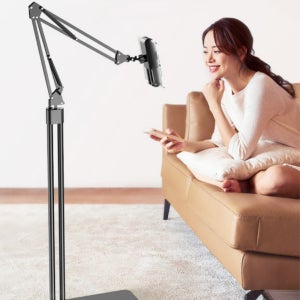자바라거치대 침대 핸드폰 휴대폰 패드 누워서 스탠드 거치대 135cm 175cm