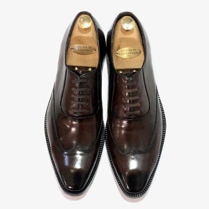 남자구두 남자정장구두 남자수제구두 남자수제화 다크브라운 디그니티 윙팁 옥스퍼드