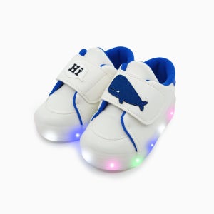 베이비솔 아기신발 유아 신발 키즈 운동화 남아 LED 안녕블루고래
