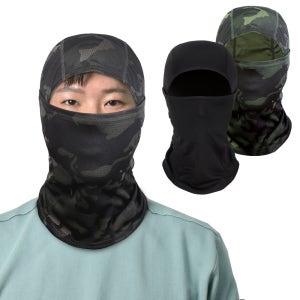 WC 카모 바라클라바 자외선차단 바이크 라이딩 멀티스카프 넥워머