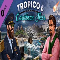 PC 트로피코 6 카리브해의 하늘 DLC 스팀 한국코드 Caribbean Skies