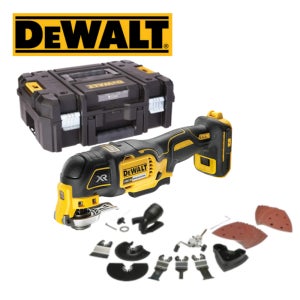 디월트 20V 충전 전동 무선 멀티 커터 DCS356NT (기계+케이스+ 날+악세사리포함)