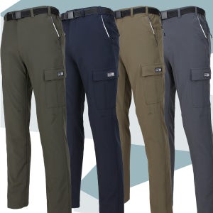 여름 남성 카고 건빵 스판 등산복 등산 바지 작업복 하의 작업바지
