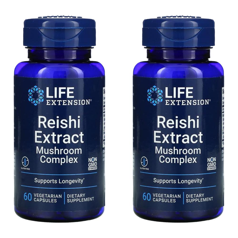 Life Extension 라이프익스텐션 <b>레이쉬 익스트랙트</b> 머쉬룸 60베지캡슐 2팩
