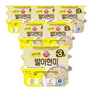 오뚜기 맛있는 오뚜기밥 발아현미 210g, 18개